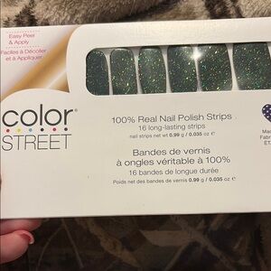 Color Street Gold Party Nail Strips